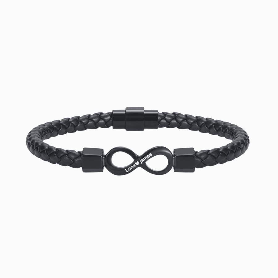 James avery infinity leather bracelet shop