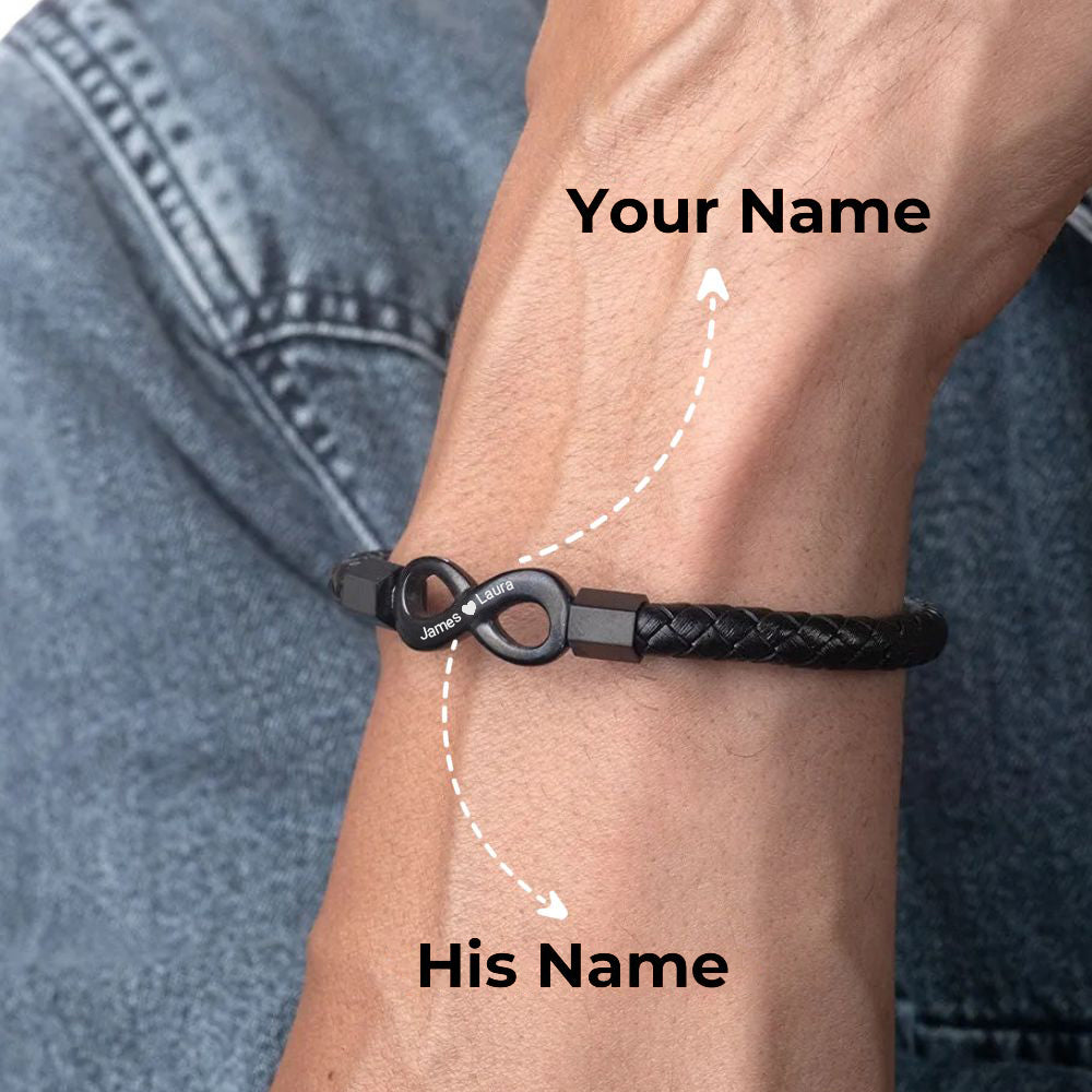 Infinity bracelets with names clearance