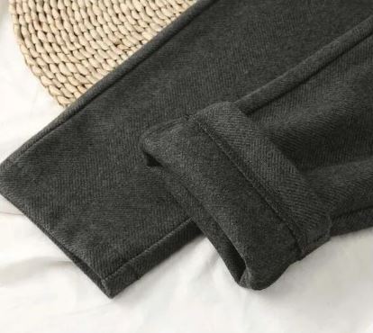 Ivyshape | Woolen Winter Pants
