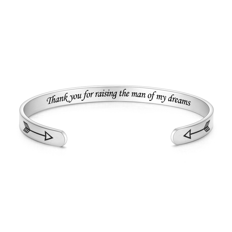 Thank You For Raising The Man Of My Dreams Bracelet