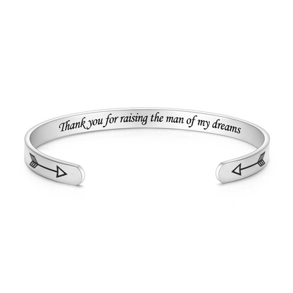 Thank You For Raising The Man Of My Dreams Bracelet