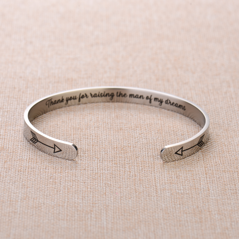 Thank You For Raising The Man Of My Dreams Bracelet