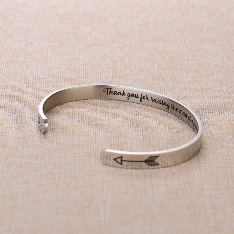 Thank You For Raising The Man Of My Dreams Bracelet