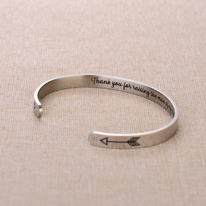 Thank You For Raising The Man Of My Dreams Bracelet