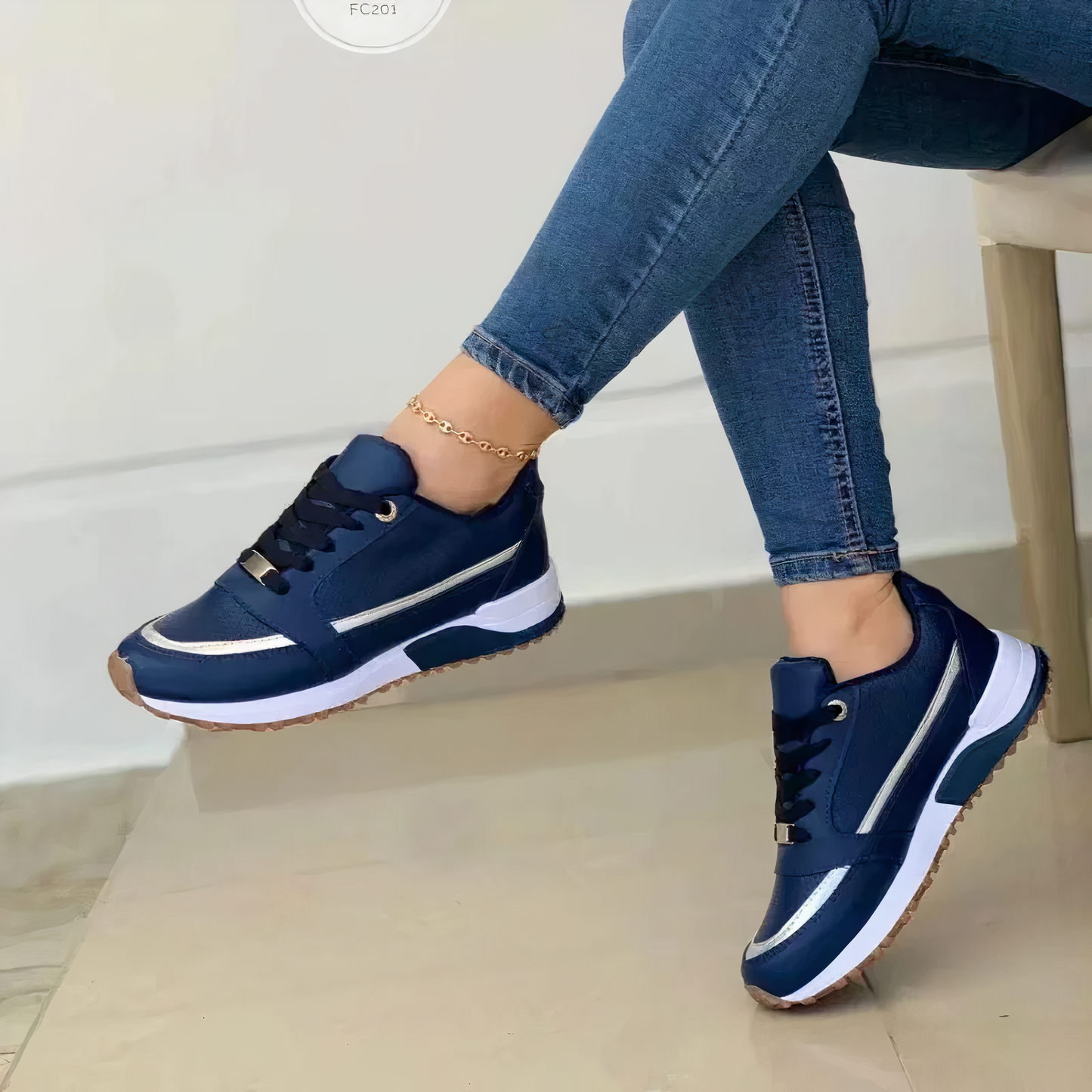 Ivyshape | Orthopedic Sneakers with High Fashion